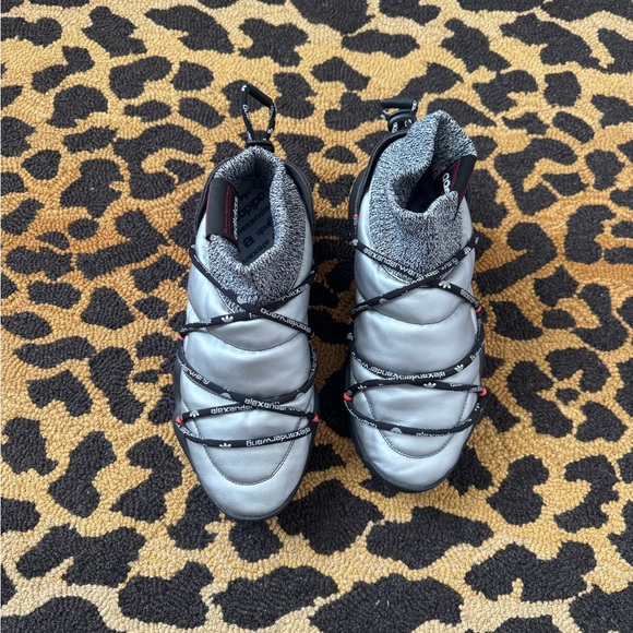 Alexander Wang Shoes - Adidas Gray Knit Sneakers